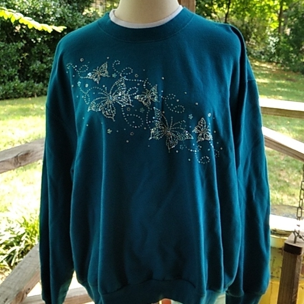 Decorated Originals 2x sequins butterflies 🦋 sweatshirt
